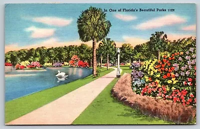 Shiloh Civil War Centennial Stamp Beautiful Park Florida Vintage Postcard • $6