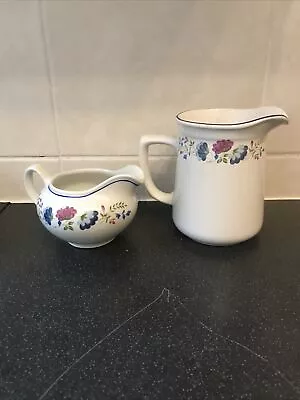 £11.99 • Buy 2 X BHS Priory Tableware Coffee Cream Or Sm Milk Jugs Custard Etc