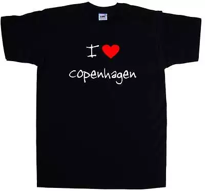 I Love Heart Copenhagen T-Shirt • $11.19