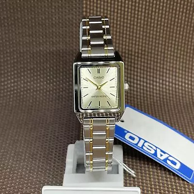 Casio LTP-V007SG-9E Analog Ladies Champagne Dial Stainless Steel Quartz Watch • $51.34