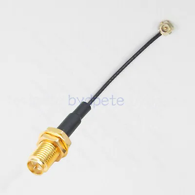 IPX Male Pin Connector To RP-SMA Female 1.13mm Coaxial Pigtail Cable IPEX 50ohm • $2.70