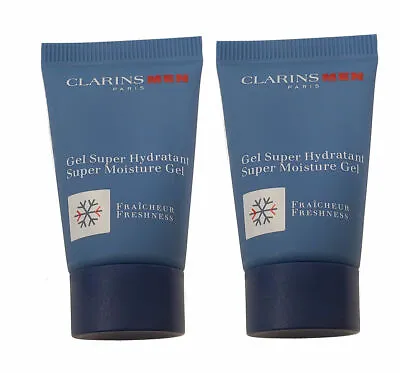 Clarins Men Non Oily Super Moisture Gel Freshness 12ml X2 =24ml Sealed Travel • $9.98