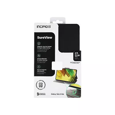 Incipio SureView Folio Case For Samsung Galaxy Tab A7 Lite Tablets - Black • $9.99