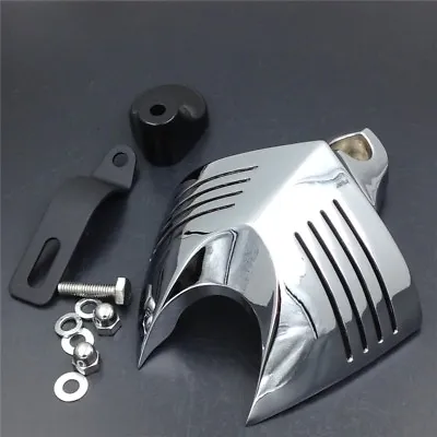 Chrome Twin Horn Cover Cowbell Kit For 1992-2020 Harley Motorcycle • $20.52