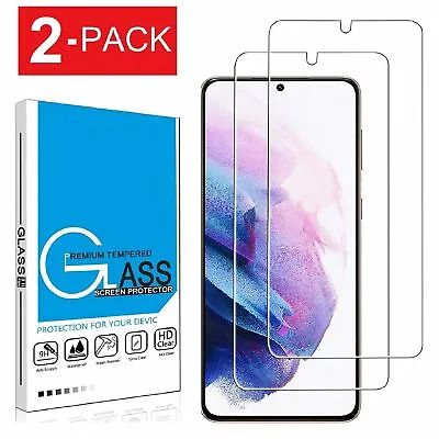 2-Pack For Samsung Galaxy S21 / S21 Plus Tempered Glass Screen Protector • $4.25