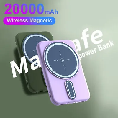 $28.59 • Buy Mini Magnetic Power Bank 20000mAh Fast Charging External Battery For IPhone12 13