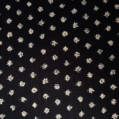 Japanese Kasuri Small Indigo Dots On Linen Cotton Fabric Per 50cm 88223 13 • £17