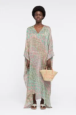 Designer Women Casual African Printed Kaftan Beach Wear Cover-Up Arabian Kaftan • $38.80