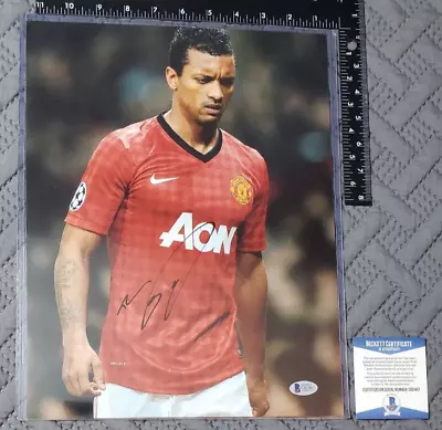 Manchester United FC Footballer Nani Signed 11x14 Photo Fútbol Soccer Becket COA • $62.99