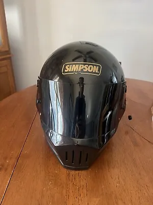 Vintage 1987 Simpson F1 Bandit Helmet. (Comes With 3 Visors) • $320