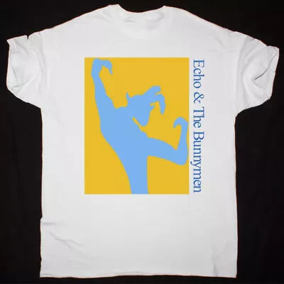 ECHO AND THE BUNNYMEN 80s TOUR NEW WHITE T SHIRT SR100 • $16.99