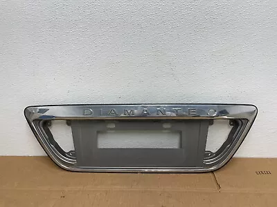 2002-2003 Mitsubishi Diamante Rear Trunk License Panel Trim Molding Oem 6073L DG • $52.72