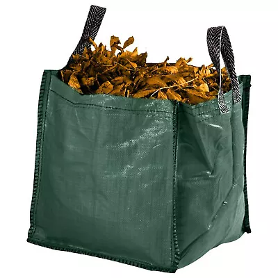 £3.95 • Buy Garden Waste Bag 80l With Handles Leaves Bin Cutting Refuse Sack Bag
