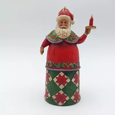 $19.49 • Buy Jim Shore Enesco Santa W/Candle 2010 4.5 In Hanging Ornament Christmas