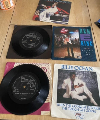 £5 • Buy Soul 7” Singles Bundle X5 Stevie Wonder/Marvin Gaye Etc 