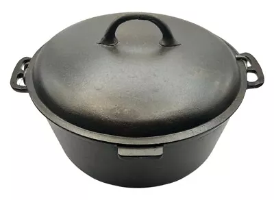 Vintage Puritan Cast Iron Dutch Oven #8 Cleaned And Seasoned • $99.99