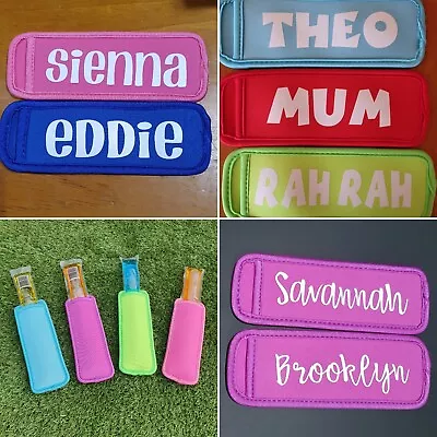 Personalised Icy Pole/zooper Dooper  Holders ( Over 1000 Sold) • $6