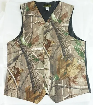 Realtree Ap Camo Full Back Adjustable Formal Wedding Prom Vest Boy Men Casual • $50