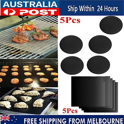 Non-stick BBQ Grill Mat Oven Liners Reusable Barbecue Grill & Baking Mats Tool • $14.49