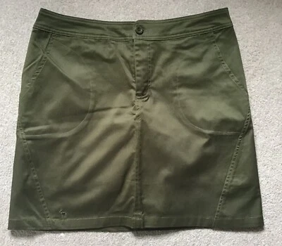SAFARI SKORTS WITH STRETCH BY MARA & MERU FOREST GREEN Size M. NEVER WORN. • £15
