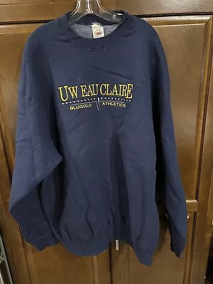 Men’s Vintage 90’s FOL University Of Eau Claire Emb Sweatshirt - XXL -- New • $19.90