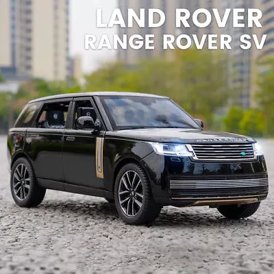 1:24 Land Rover Range Rover SV Diecast Model Car Toy Collection Light&Sound Gift • £24.47