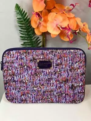 MARC BY MARC JACOBS Workwear Purple Nylon Laptop Tablet Padded Sleeve • $44.99