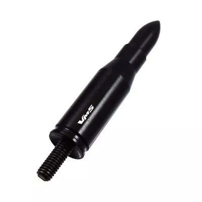 BLACK 223 CALIBER Bullet SHORT SCREW IN ANTENNA For VW Volkswagen PASSAT JETTA • $23.95