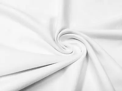 £1.99 • Buy Punta Royal Ponte Di Roma Jersey Fabric Material WHITE