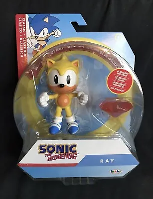 Sonic The Hedgehog Classic 4 Inch Ray The Flying Squirrel Action Figure Wave 10 • $19.20