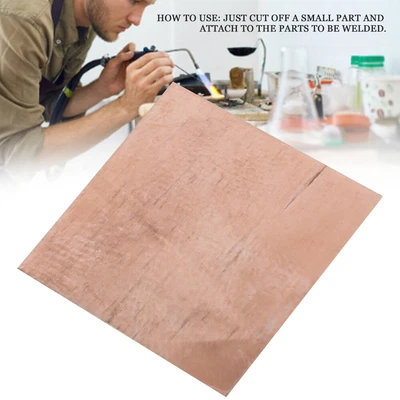 £22.52 • Buy (Middle Melting Point)18K Rose Gold Solder Plate Jewelry Welding Soldering SLS