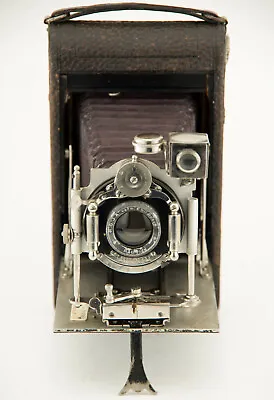 HUTTIG LIoyd FOLDING CAMERA 8X10.5 ROLL FILM AND 9X12 PLATES • £176.90