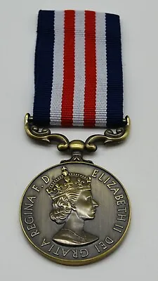 £8.99 • Buy Bronze Replica Elizabeth II Military Medal & Ribbon, Bravery In The Field ER-II