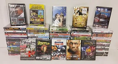 £24.99 • Buy 95 X New And Sealed Sports DVD JobLot- Formula One FA Cup Wimbledon Rugby Boxing