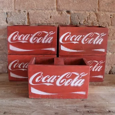 Wooden Coca Cola Crates - Rustic Wooden Coca Cola Boxes - £15 Each • £15