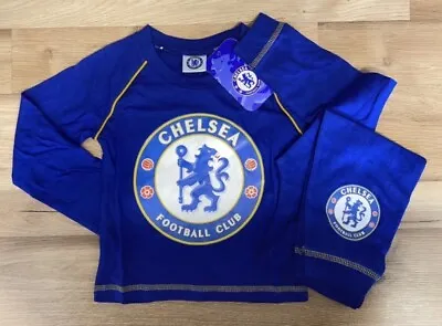 Babies Chelsea Football Club Official Merchandise Football Pyjamas 18-24 Months • £5.95