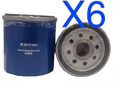 6X Oil Filter Fits Ryco Z386 TOYOTA COROLLA AE101 1.6L 4AFE 1994-2001 • $24