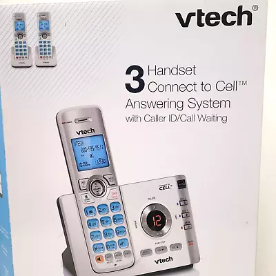 VTech Cordless Phone DS6722-3 Answering System Link To Cell 3 Handsets Bluetooth • $48.99