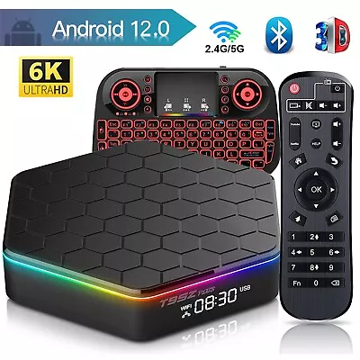 2024 Super Upgraded T95Z Plus Android 12 TV Box Quad Core 4K 6K Free Channels • $129.99