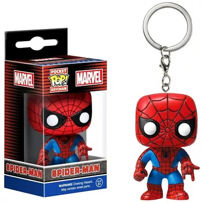 Spiderman Pocket Pop Keychain Funko Pop Keyring Classic Marvel • £6.95