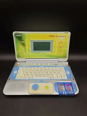 Vtech Nitro Jr. Notebook Electronic Education Laptop 2 Cartridges Included Works • $29.99