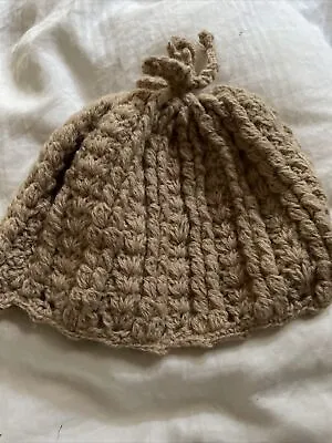 Vintage Crocheted Teapot Cosy Light Brown • $9.80