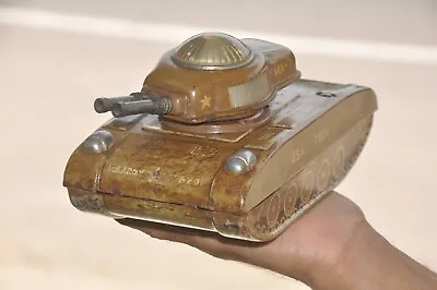 Vintage MX-7 USA 175201 Army DAIYA Trademark Litho Tank Tin ToyJapan • $180