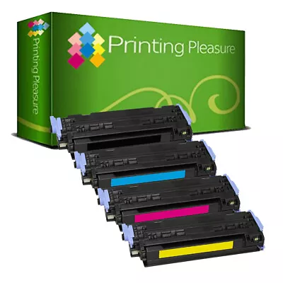 4 TONER Unbrand Fits For HP 2600n 2605dn 1600 CM1015 CM1017 Q6000A-Q6003A • £66.30