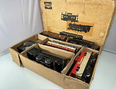 Vintage 1955 Sears Allstate Electric Train Set O Guage #9605 W/ Track - COMPLETE • $179.87