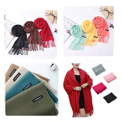 £5.30 • Buy New Cashmere Winter Warm Cashmere Long Pashmina Shawl Wrap Scarf