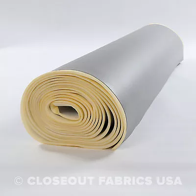 1/4  Foam-backed Marine Vinyl Fabric - Boat Auto Headliner Upholstery Fabric 54  • $4.95