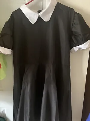 Gothic Wednesday Adams Family Min Dress Plus Size Costume • $40