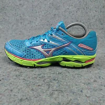 Mizuno Wave Inspire 9 Womens Running Shoes Size 6 Sneakers Turquoise Blue • $19.78