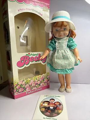 VINTAGE 1982 Fisher Price “My Friend Becky” #218 Doll In Original Box • $54.99